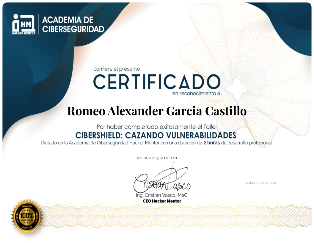 Cibershield - Cazando vulnerabilidades